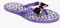 Fab Fashion Purple Flip Flops women