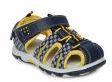 Fame Forever By Lifestyle Boys Navy Blue & Yellow Fisherman Sandals