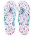 Fame Forever By Lifestyle Girls Blue Solid Thong Flip Flops