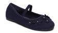 Fame Forever by Lifestyle Girls Navy Blue Solid Ballerinas