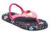 Fame Forever By Lifestyle Girls Pink Embellished Thong Flip Flops