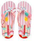 Fame Forever By Lifestyle Girls Pink Thong Flip Flops