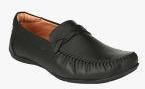 Fentacia Black Regular Loafers Shoes Men