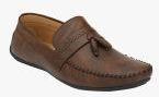 Fentacia Brown Synthetic Regular Loafers Men