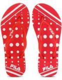 Fila Polka Red Flip Flops Women