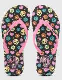 Fizik Freak Cute Skull Navy Blue Flip Flops Women