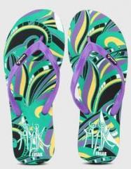 Fizik Freak Feather Green Flip Flops women