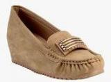 Flat N Heels Beige Moccasins Women