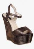 Flat N Heels Bronze Wedges Women