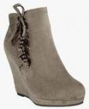 Flat N Heels Grey Boots Women