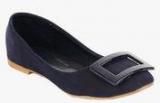 Flat N Heels Navy Blue Belly Shoes Women