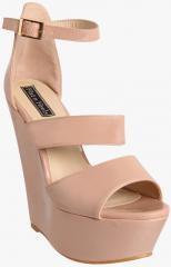 Flat N Heels Nude Wedges women