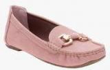 Flat N Heels Pink Moccasins Women