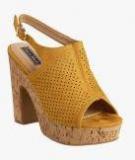 Flat N Heels Yellow Sandals Women