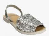 Flipside Crystal Silver Flats Women