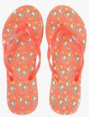 Flipside Orange Flip Flops women