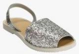 Flipside Silver Flip Flops Women