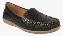 Footash Black Moccasins women