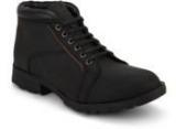 Franco Leone Black Boots Men