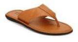 Franco Leone Tan Slippers Men