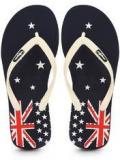 Freetoes Australia Wmns Navy Blue Flip Flops Women