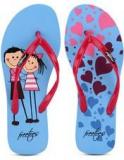 Freetoes Couple Blue Flip Flops Women