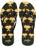 Freetoes Monkey Yellow Flip Flops Women