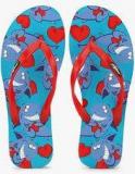 Freetoes Shark Wmns Blue Flip Flops Women