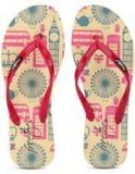 Freetoes Town Cream Flip Flops women