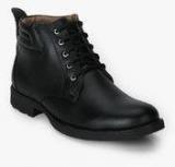 Fresco Black Derby Boots Men