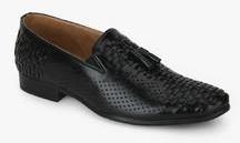 Fresco Black Tassel Moccasins men