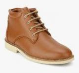 Fresco Tan Derby Boots Men