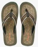 Frestol Olive Flip Flops Men