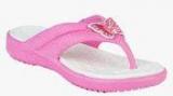 Frestol Pink Flip Flops Women