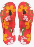 Frestol Red Flip Flops Women