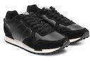 Gas Black Parris Laminated Leather Sneakers Men