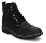 Gas Dean Black Boots Men