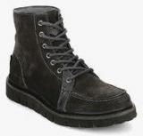 Gas Neptune Black Boots Men