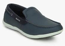 Gas Spinnaker Navy Blue Moccasins men