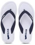 Gas Spot White Flip Flops Men