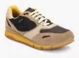 Geox Beige Running Shoes Men