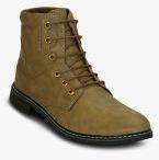 Get Glamr Beige High Top Boots Men