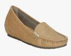 Get Glamr Beige Synthetic Regular Loafers Women