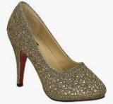 Get Glamr Golden Stilettos Women