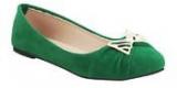 Get Glamr Green Belly Shoes Women