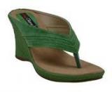 Get Glamr Green Sandals Women