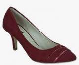 Get Glamr Maroon Belly Shoes Women