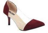 Get Glamr Maroon Stilettos Women