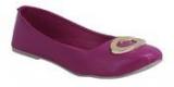 Get Glamr Purple Belly Shoes Women