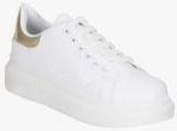 Get Glamr White Casual Sneakers Women